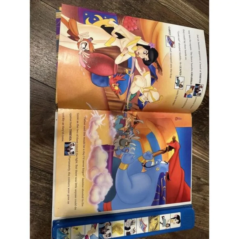 Disney's Aladdin & The King of Thieves Sound Story‎ HB Book READ DESCRIPTION